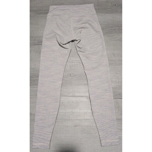 Lululemon Wunder Under High Rise Tight 28" Luxtreme Purple Striped Womens Sz 8 - Picture 3 of 8